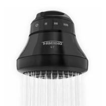 Chuveiro Faminho 4t Black 6800w Com Cano 30cm Chuveiro Faminho 4t Black 6800w Com Cano 30cm