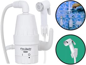 Chuveiro Flex Ducha Elétrica Para Parede Lavatório Com Ducha Higiênica 4000w Fame
