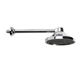 Chuveiro Frio Plástico Cromado 6" - Luconi, Opção: Cinza, Tamanho: 6"