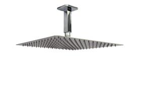 Chuveiro Inox 304 Ducha 30x30 Cm Braço Suporte de Teto 10 Cm