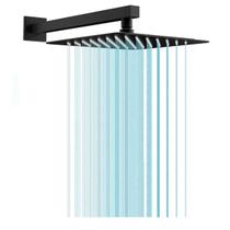 Chuveiro Inox Inoxidável + Braço , Ducha Aquecedor a Gás ou Solar 20x20 FC-71 Chuveiro Inox Inoxidável + Braço , Ducha Aquecedor a Gás ou Solar 20x20 FC-71
