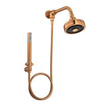 Chuveiro Kit+desv Flex Pvc+ Ducha Manual Acqua Plus Red Gold - Deca Chuveiro Kit+desv Flex Pvc+ Ducha Manual Acqua Plus Red Gold - Deca