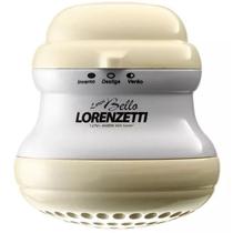 Chuveiro Loren BEllo com cano cor BEGE Cano BRANCO 127 Volts 5500 Watts LORENZETTI