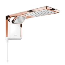 Chuveiro Lorenzetti Acqua Duo Eletrônico Branco/Rose Gold