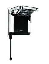Chuveiro Lorenzetti Acqua Star Ultra Preto com Cromado 127v