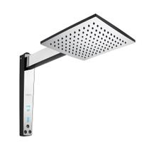 Chuveiro Luxo Acqua Century Digital Preto e Cromado 7500W 220V Lorenzetti Chuveiro Luxo Acqua Century Digital Preto e Cromado 7500W 220V Lorenzetti