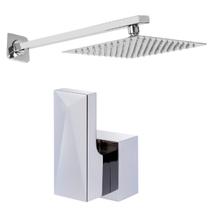 Chuveiro Piscina 20x20 Alavanca Diamante Base Deca Cromado