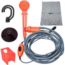 Chuveiro Portátil 12v Ducha Regular Pressão Camping Praia Chuveiro Portátil 12v Ducha Regular Pressão Camping Praia