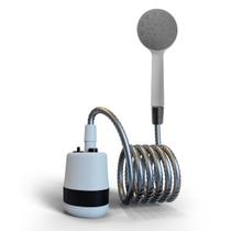 Chuveiro Portátil Camping Recarregável Mangueira 1,5M USB