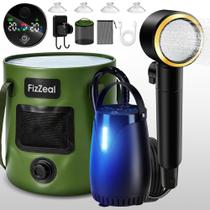 Chuveiro Portátil FizZeal 8000mAh Balde Dobrável de 25L