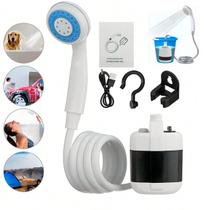 Chuveiro Portátil P/ Camping Praia Pets Ducha Recarregável