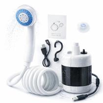 Chuveiro Portátil Turbo Banho Em Qualquer Lugar Branco Chuveiro Portátil Turbo Banho Em Qualquer Lugar Branco