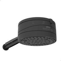 Chuveiro Preto 4 Temperaturas Ducha 220v 6800w Com Braço - Enerbras