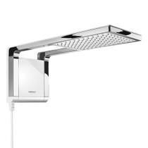 Chuveiro Quadrado Acqua Storm Ultra Branco e Cromado 5500w 127v Ducha Eletrônica 110v Lorenzetti Chuveiro Quadrado Acqua Storm Ultra Branco e Cromado 5500w 127v Ducha Eletrônica 110v Lorenzetti