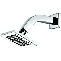 Chuveiro Quadrado Articulado c/Haste 10X10 LX 4001 CR Lexxa Bagno