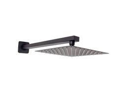 Chuveiro Quadrado Ducha 20x20 Inox Preto Parede V123 Vimer