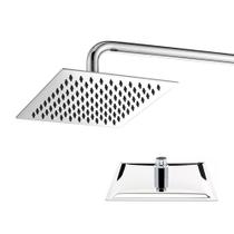Chuveiro Quadrado Ducha Inox Cromado 20x20 Area Externa Piscina Banheiro