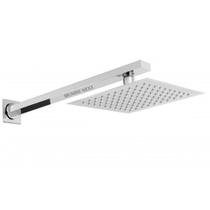 Chuveiro Quadrado Ducha Inox Cromado 20x20 Area Externa Piscina Banheiro