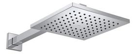 Chuveiro Quadrado Parede 20cm Com Tubo Cromado