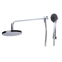 Chuveiro Redondo 20x20 com Desviador e Chuveirinho