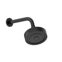 Chuveiro Redondo Auto Limpeza Preto Matte Master Celite 12cm Chuveiro Redondo Auto Limpeza Preto Matte Master Celite 12cm