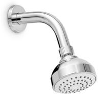 Chuveiro Redondo com Braço de Parede 80 Mm Smart Celite