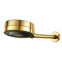 Chuveiro Redondo Dourado Docol Novo Technoshower Ouro Polido