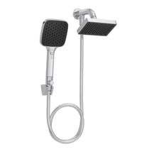 Chuveiro Retangular com Desviador Flex Moderno Diâmetro 15cm Bitola 1/2 DN15 Deca