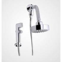 Chuveiro Slim 10 Cm Com Ducha Manual Jet-Flex Perflex