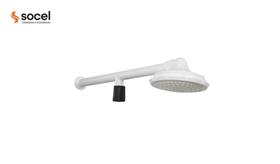 Chuveiro socel c/reg 4” branco Chuveiro socel c/reg 4” branco