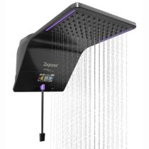 Chuveiro Zagonel Ducha Ducali Premium Digital Preto Black Eletrônico Com Painel 7500w 220v Oferta