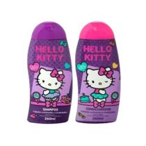 Cia da Natureza Hello Kitty Kit Shampoo Condicionador Cabelos Cacheados 260 ml