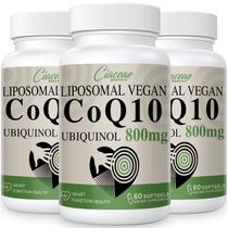 Ciaceae Lipossomal CoQ10 Ubiquinol 800 mg 60 cápsulas gelatinosas veganas