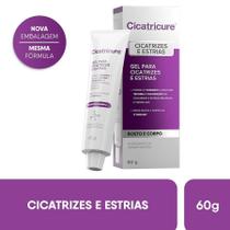 Cicatricure antiestrias gel 60g reduz estrias e cicatrizes coporal facil Cicatricure estrias Cicatricure Gel - GENNOMA