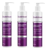 Cicatricure Creme Corporal Antiestrias 250g Kit 3uni