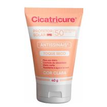 Cicatricure Protetor Solar Antissinais Cor Clara Fps50 - 40g
