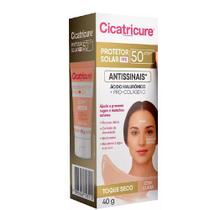 Cicatricure Protetor Solar FPS 50 Antissinais 40g Toque Seco Cor Clara - 7898636193110 COT