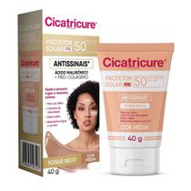 Cicatricure Protetor Solar FPS 50 Antissinais 40g Toque Seco Cor Media - 7898636193127 COT