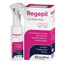 Cicatrizante Ourofino Regepil - 50 mL - Ouro Fino Pet