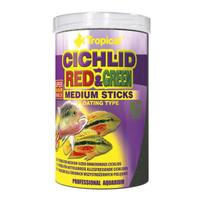 Cichlid Red & Green Medium Sticks 90G 250Ml - Tropical