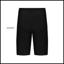 Ciclista Menina Alakazoo em Malha Cotton Preto