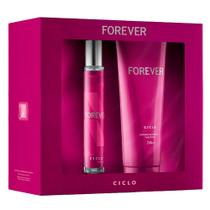 Ciclo Fragrance Estojo Forever Kit Hidratante Deo Colonia Feminina Ciclo Fragrance Estojo Forever Kit Hidratante Deo Colonia Feminina