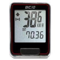 Ciclocomputador Echowell BC10 com Fio 10 Funções Preto Vermelho Ciclocomputador Echowell BC10 com Fio 10 Funções Preto Vermelho