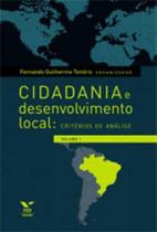 Cidadania e desenvolvimento local - critérios de análise - vol. 1 Cidadania e desenvolvimento local - critérios de análise - vol. 1