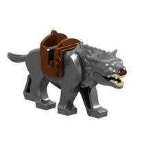 Cidade Animais Blocos de Construção Estatuetas Modelo Brinquedos Educativos Compatível