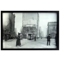Cidade antiga - quadro retrô com vidro Cidade antiga - quadro retrô com vidro