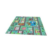 Cidade estrada jogar tapete macio antiderrapante crianças área retro decoração de casa tapete