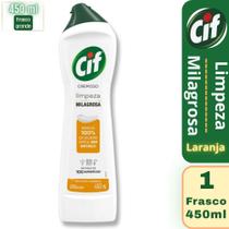 CIF Cremoso Limpeza Milagrosa Laranja 450 ml