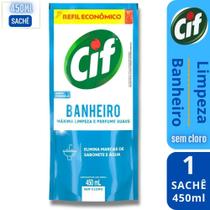 Cif Higienizador Profundo Limpeza Antibacteriana para Banheiro 450mL