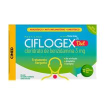 Ciflogex Diet 3mg Sabor Menta e Limão 12 Pastilhas